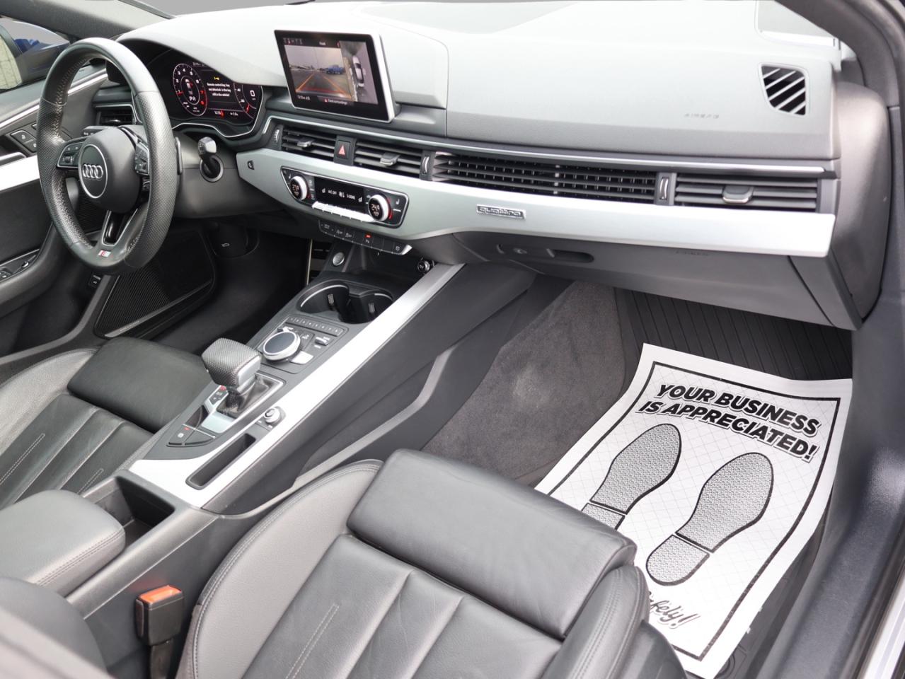 2019 Audi A4 TECH S-LINE AWD CERTIFIED *ACCIDENT FREE* *AUDI MAINTAIN* 360 CAMERA NAV BLUETOOTH LEATHER HEATED SUNROOF CRUISE ALLLOYS - Photo #12