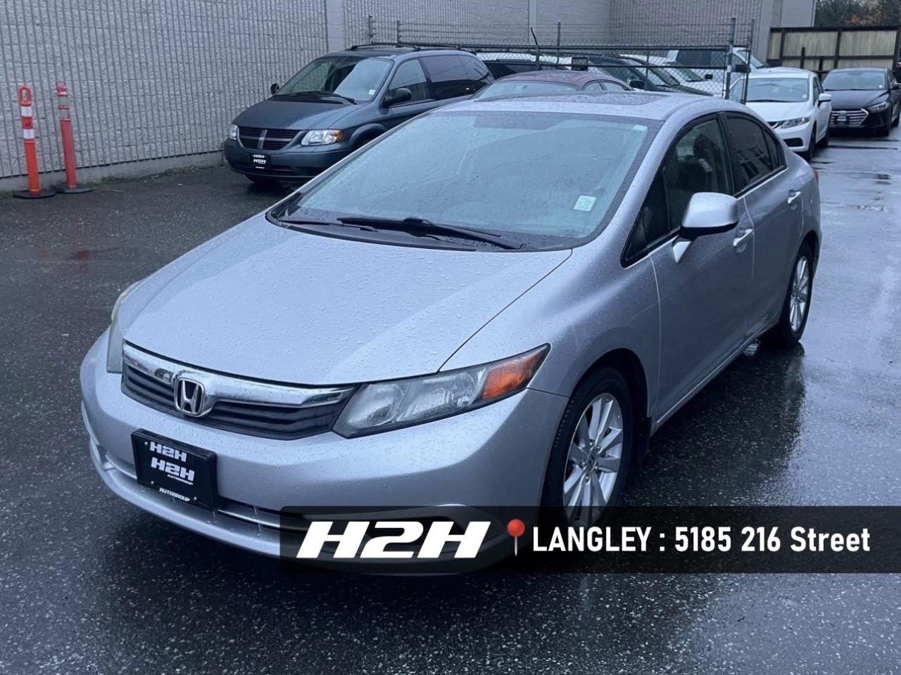 Used 2012 Honda Civic EX FINANCING AVAILABLE for sale in Langley, BC