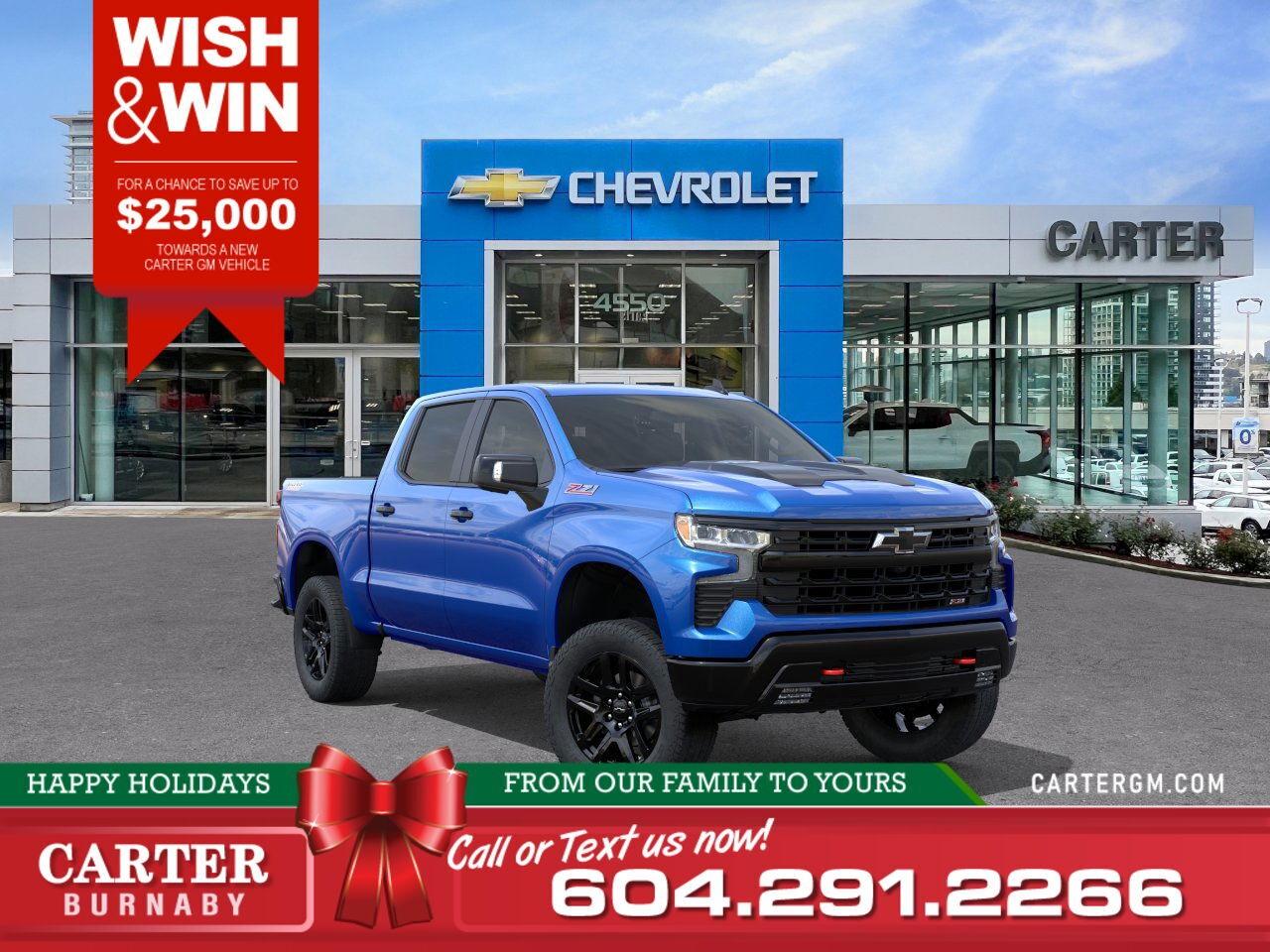 New 2026 Chevrolet Silverado 1500 LT TRAIL BOSS 4WD | PWR SUNROOF/LEATHER PACKAGE for sale in Burnaby, BC