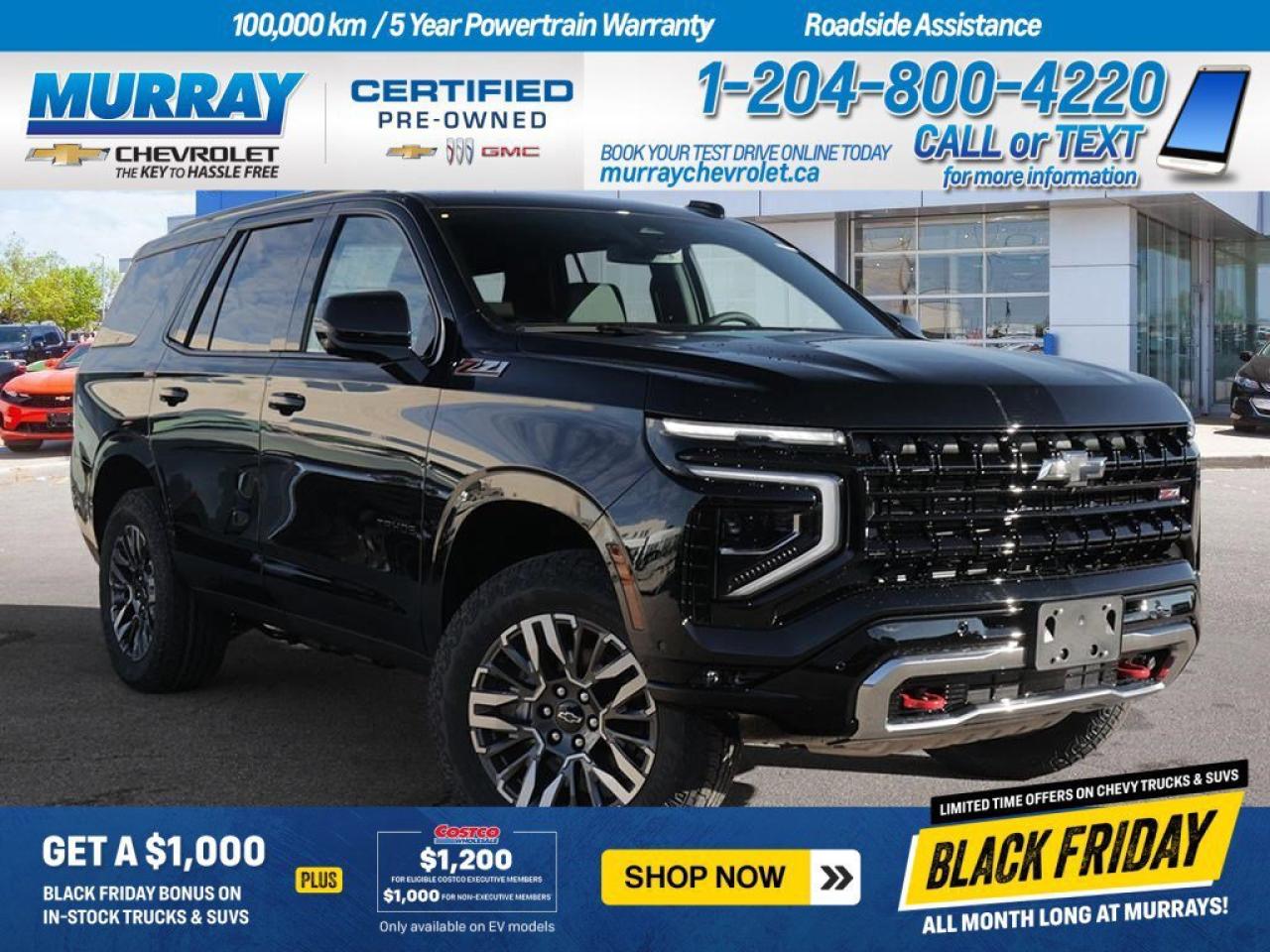 New 2026 Chevrolet Tahoe Z71 for sale in Winnipeg, MB