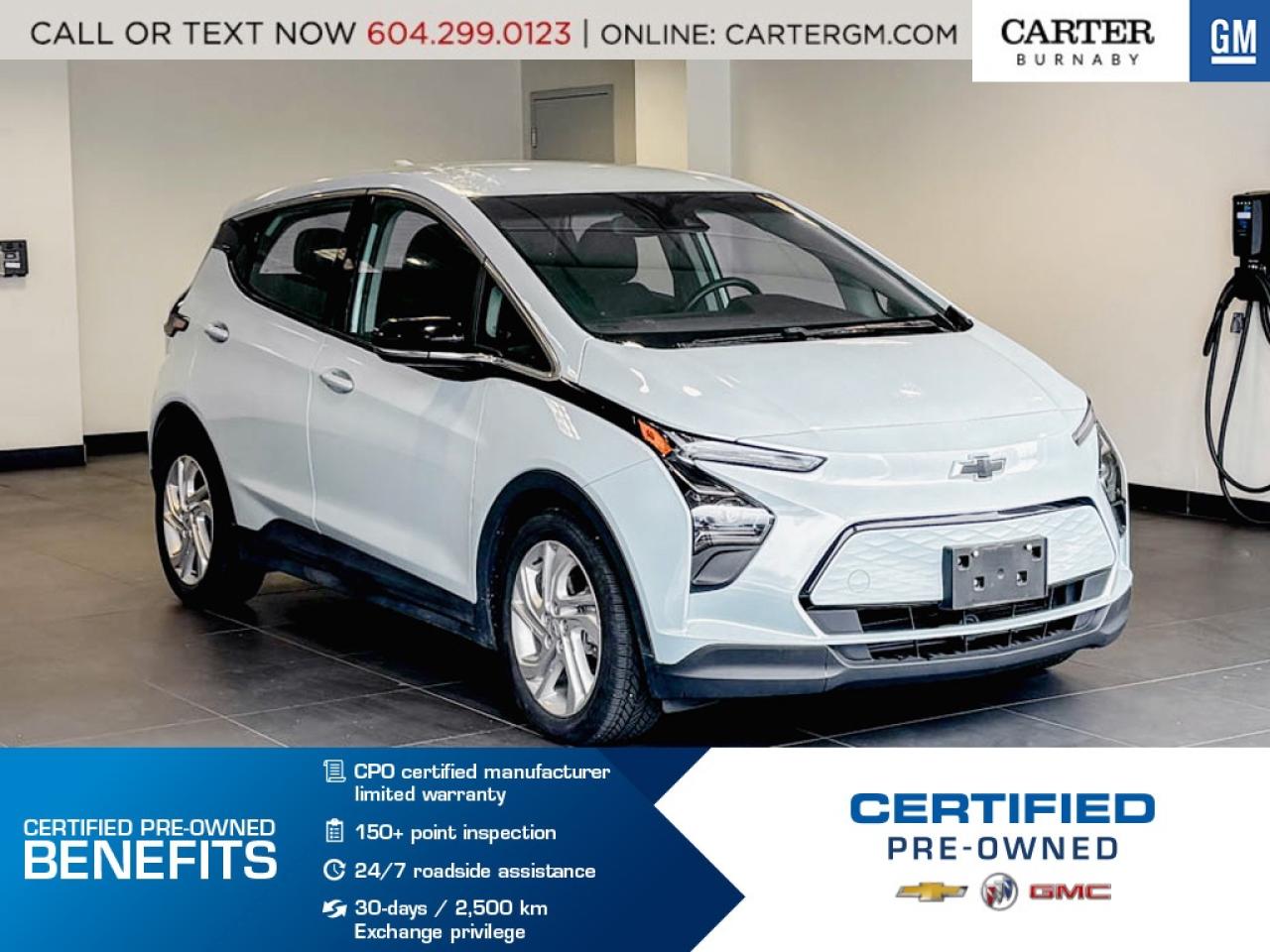 Used 2023 Chevrolet Bolt EV 1LT FWD | UP TO 417 KM RANGE/HEAT & POWER SEAT for sale in Burnaby, BC