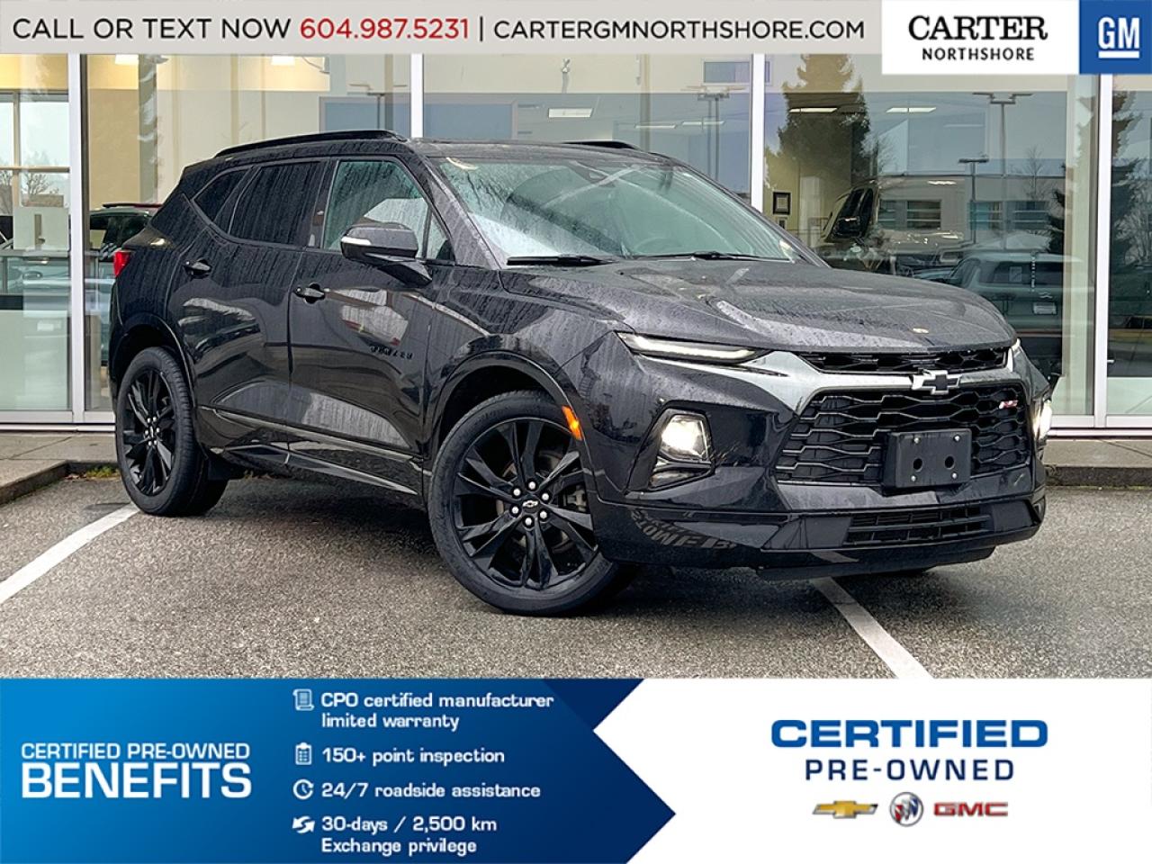 Used 2022 Chevrolet Blazer RS AWD | Adpt Cruise/Driver Assist Pkg/Bose Spkrs for sale in North Vancouver, BC