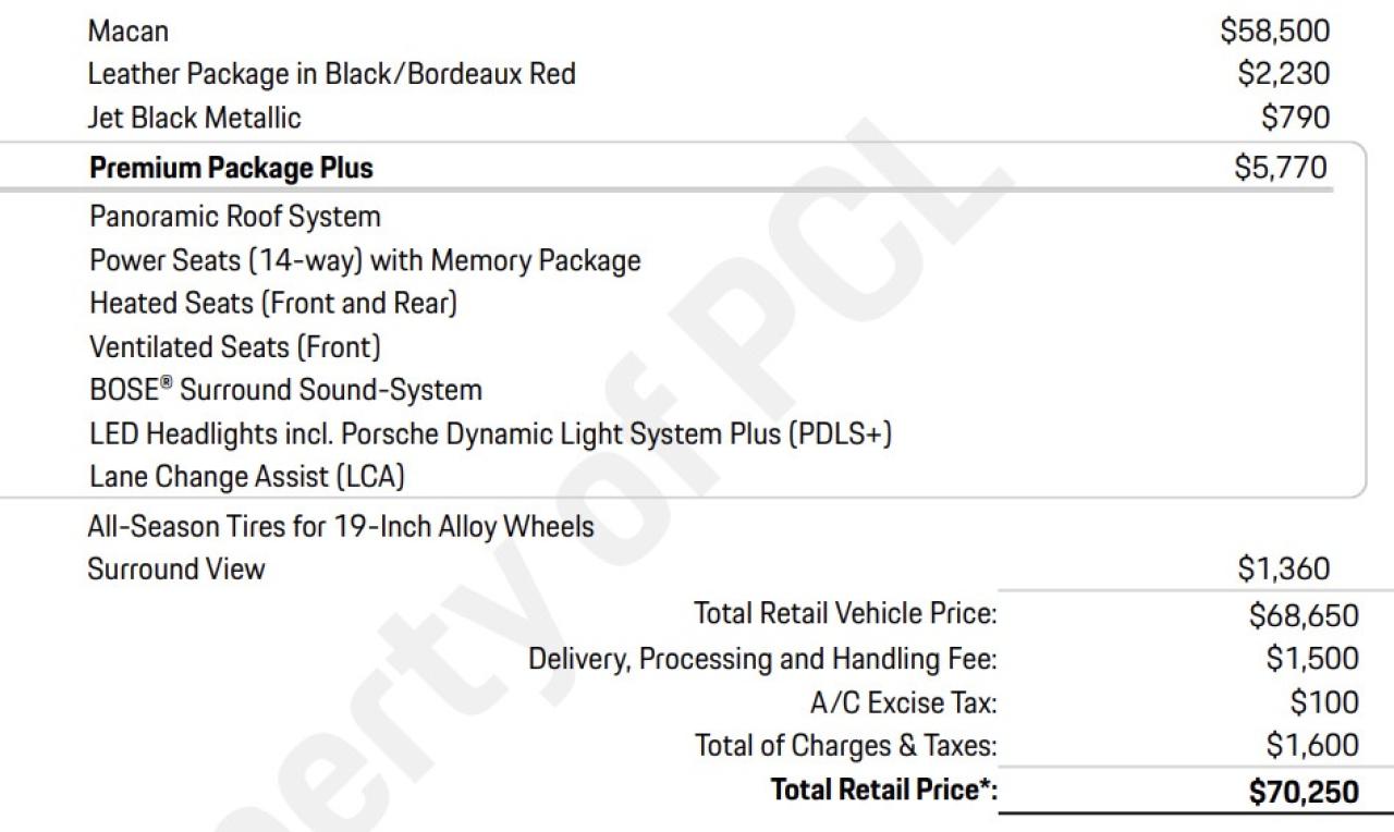 2022 Porsche Macan PREMIUM PLUS PKG | PANO | BOSE Photo