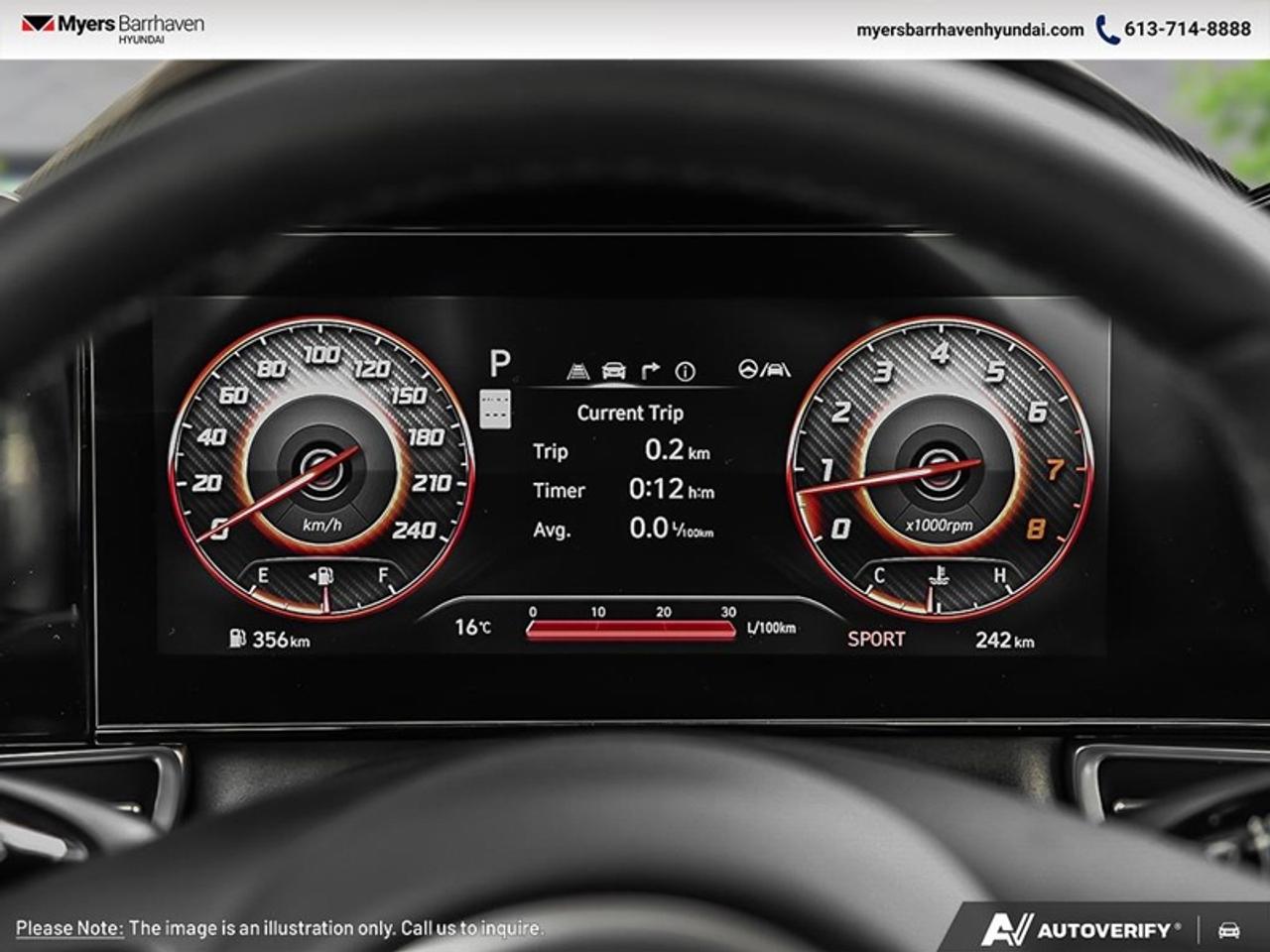 2026 Hyundai Elantra Hybrid Luxury  -  Sunroof Photo