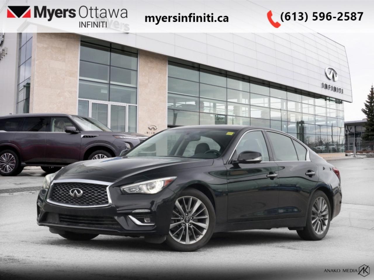Used 2023 Infiniti Q50 LUXE  - Leather Seats for sale in Ottawa, ON
