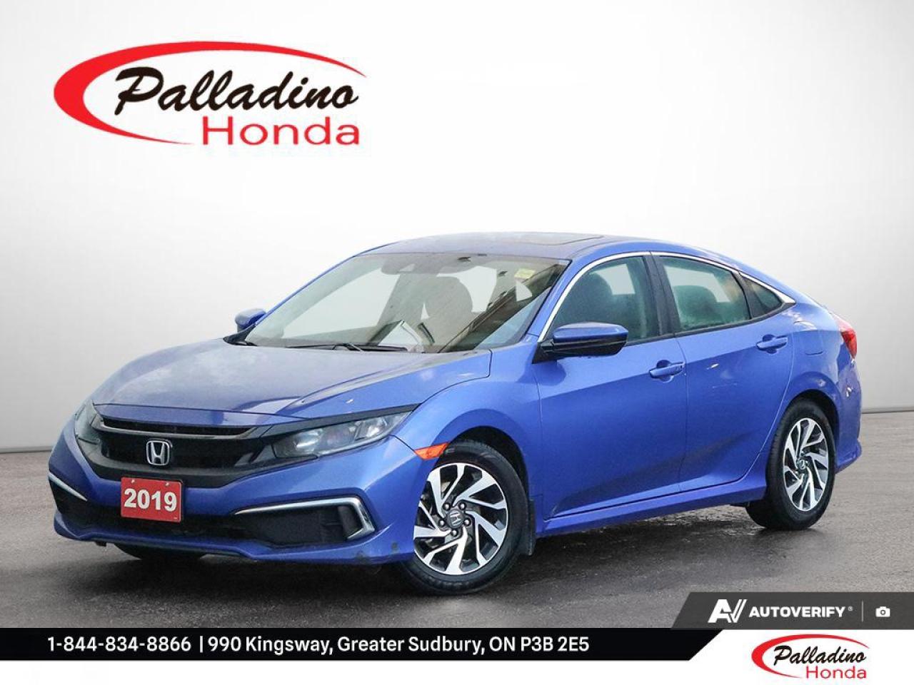 Used 2019 Honda Civic Sedan EX for sale in Greater Sudbury, ON