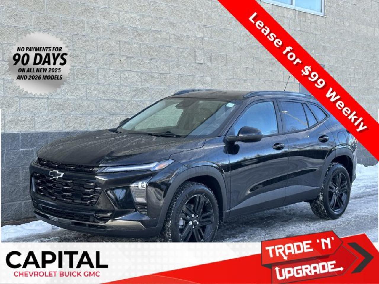 This Chevrolet Trax delivers a Turbocharged Gas 3-Cyl 1.2L/ engine powering this Automatic transmission. TRANSMISSION, 6-SPEED AUTOMATIC (STD), MOSAIC BLACK METALLIC, LPO, FRONT AND REAR SPLASH GUARDS, CUSTOM MOULDED.* This Chevrolet Trax Features the Following Options *ENGINE, ECOTEC 1.2L TURBO DOHC DI WITH VARIABLE VALVE TIMING (VVT) (137 hp [102 kW] @ 5000 rpm, 162 lb-ft of torque [219 N-m] @ 2500 rpm) (STD), ENGINE BLOCK HEATER, ACTIV PREFERRED EQUIPMENT GROUP Includes Standard Equipment, Wireless Apple CarPlay/Wireless Android Auto, Wipers, front intermittent, variable speed, Wiper, rear, intermittent, Windows, power rear, express down, Window, power, front passenger with express down, Window, power, driver with express down, Wi-Fi Hotspot capable (Terms and limitations apply. See onstar.ca or dealer for details.).* Stop By Today *Test drive this must-see, must-drive, must-own beauty today at Capital Chevrolet Buick GMC Inc., 13103 Lake Fraser Drive SE, Calgary, AB T2J 3H5.