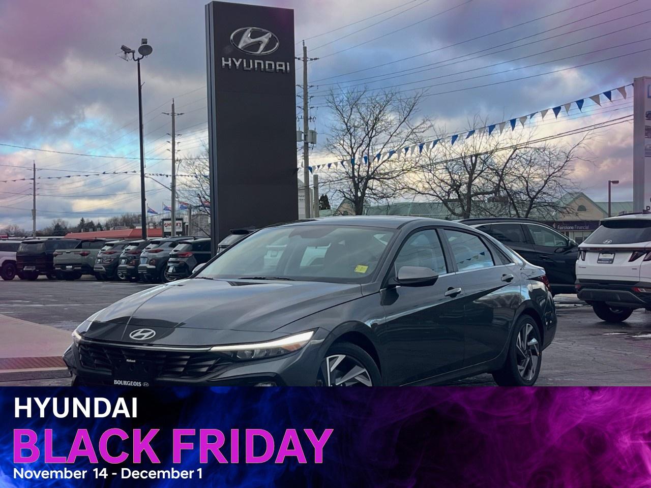 New 2026 Hyundai Elantra Hybrid Luxury Sedan w/Two-Tone Interior for sale in Midland, ON