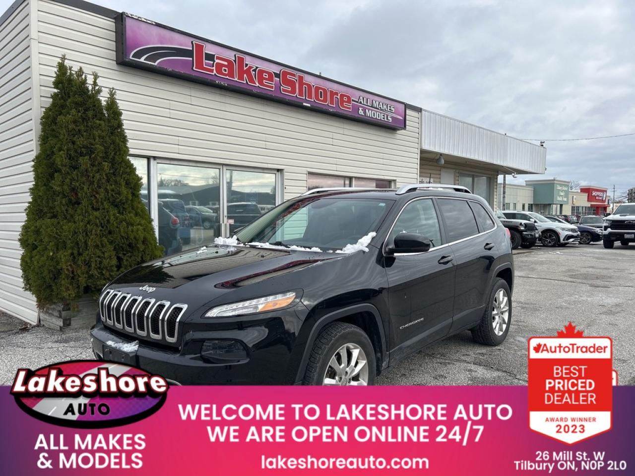 Used 2016 Jeep Cherokee Limited for sale in Tilbury, ON