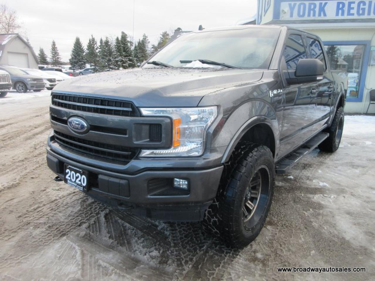 2020 Ford F-150 GREAT VALUE XLT-MODEL 5 PASSENGER 5.0L - V8.. 4X4.. CREW-CAB.. SHORTY.. NAVIGATION.. POWER SUNROOF & PEDALS.. HEATED SEATS.. BACK-UP CAMERA..