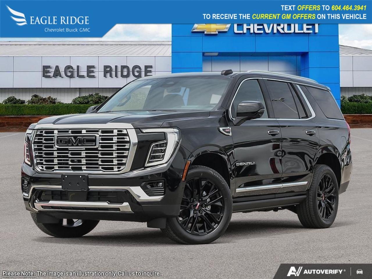 New 2026 GMC Yukon Denali 16.8-inch infotainment LCD, 11-inch driver display, Google Built-in, WiFi compatibility, wireless charging, wireless smartphone connectivity, Bose audio system, rear media system, hands-free Super Cru for sale in Coquitlam, BC