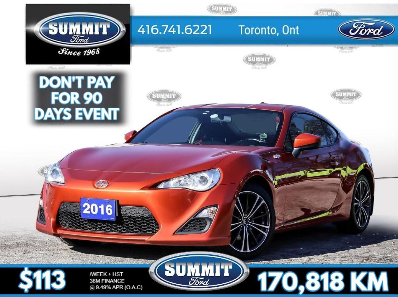 Used 2016 Scion FR-S | AUTO | CERTIFIED | for sale in Etobicoke, ON