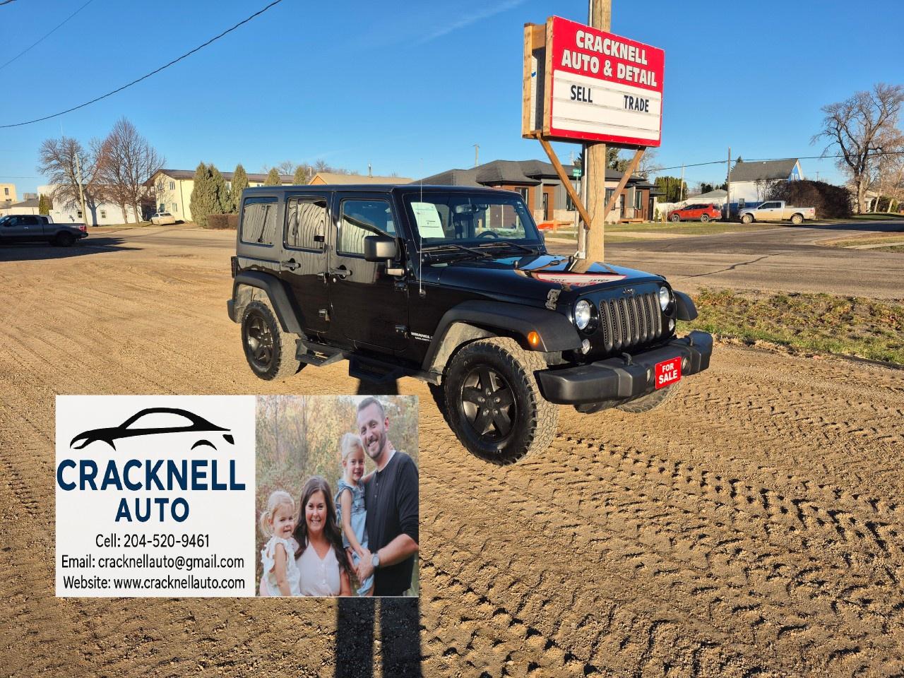 Used 2015 Jeep Wrangler Unlimited 4WD 4dr Sport for sale in Carberry, MB