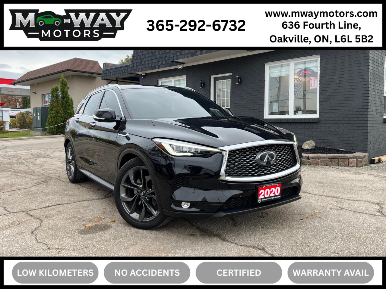 2020 Infiniti QX50 PURE AWD NO ACCIDENTS BLINDSPOT ASSIST 360 CAM Photo0