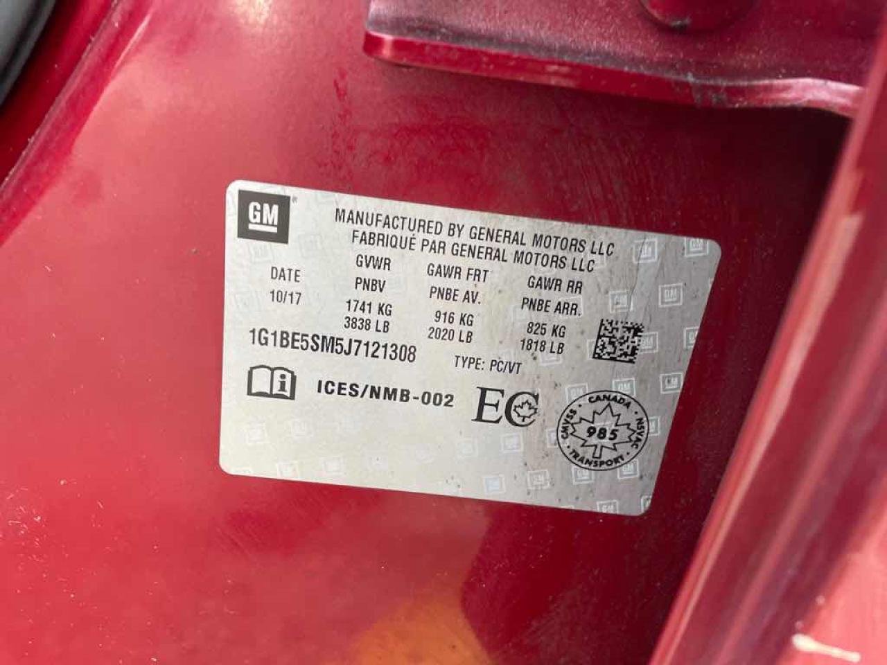 2018 Chevrolet Cruze LT - Photo #13