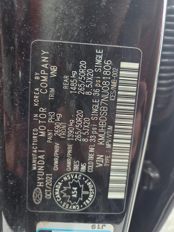 2022 Genesis GV80 ADVANCED, 4CYL, NO ACCIDENT, AWD, 7 PASS, CERT - Photo #16