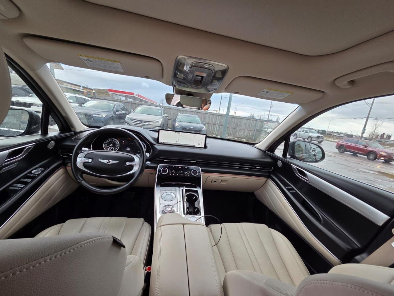 2022 Genesis GV80 ADVANCED, 4CYL, NO ACCIDENT, AWD, 7 PASS, CERT - Photo #10