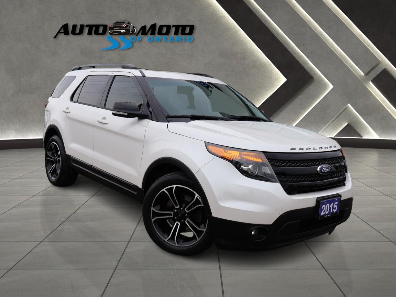2015 Ford Explorer SPORT 4WD CERTIFIED *ACCIDENT FREE*FORD MAINTAIN*7 SEATS* CAMERA NAV BLUETOOTH LEATHER HEAT/COOL P.ROOF CRUISE ALLOYS - Photo #1