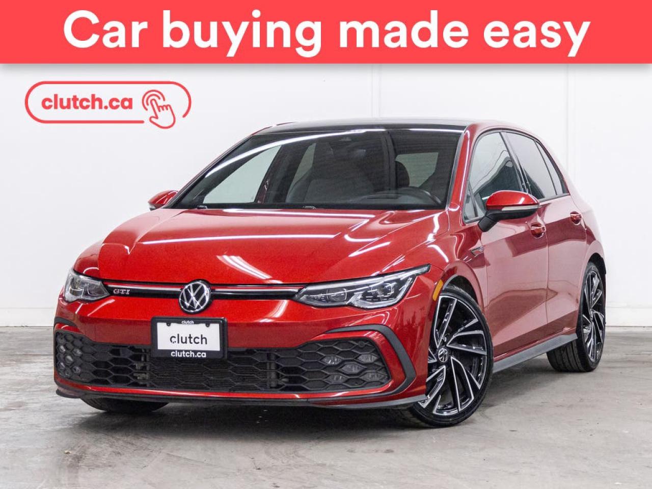 Used 2022 Volkswagen Golf GTI Performance w/ Apple CarPlay & Android Auto, Heated Steering Wheel, Sunroof for sale in Toronto, ON