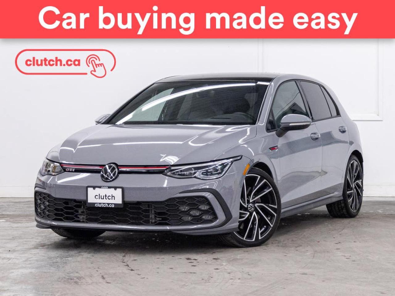 Used 2023 Volkswagen Golf GTI Performance w/Apple CarPlay & Android Auto, Heated Front Seats, Backup Cam for sale in Toronto, ON