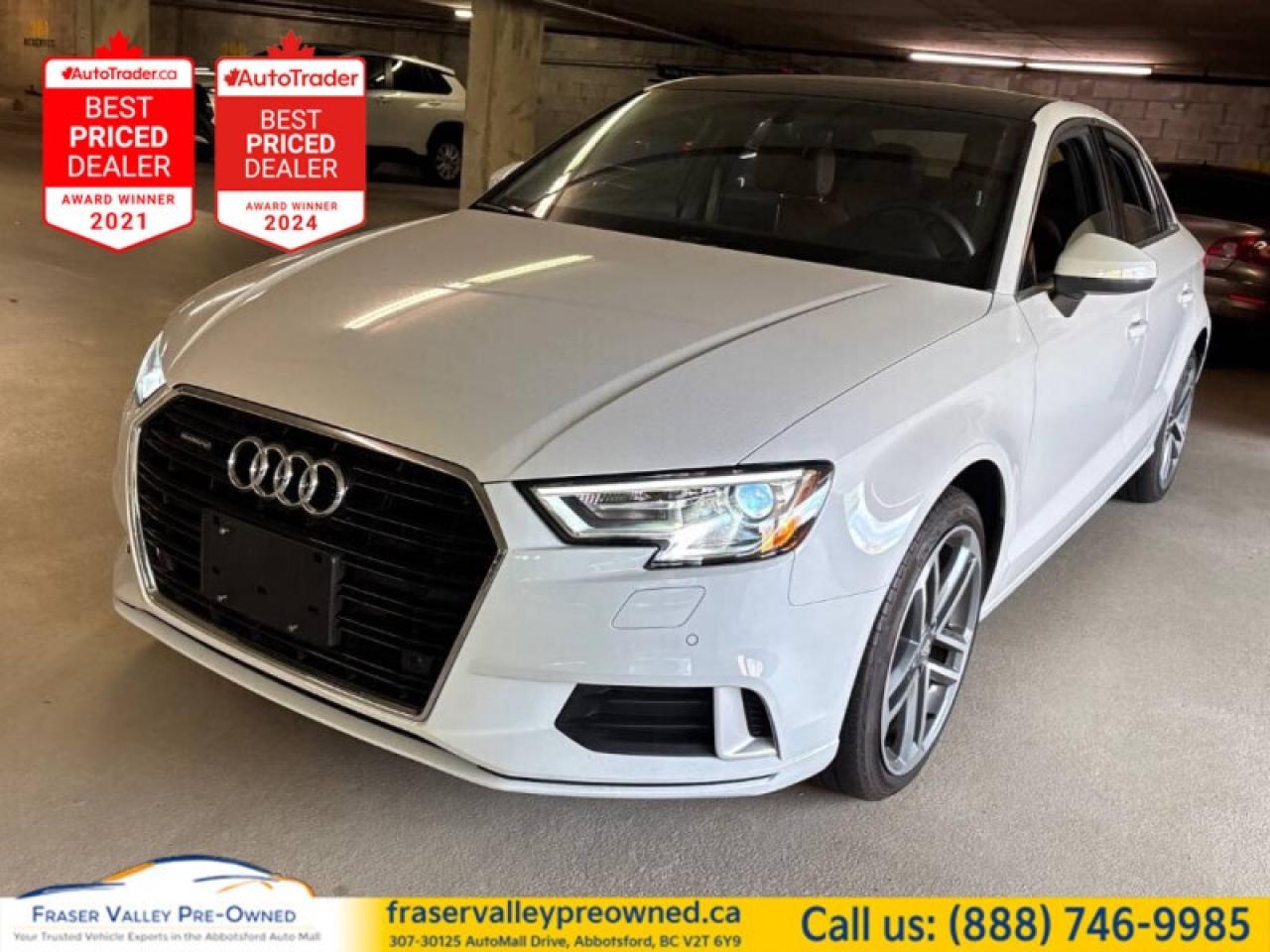 Used 2019 Audi A3 Progressiv 45 TFSI quattro  Loaded | Super Clean | for sale in Abbotsford, BC