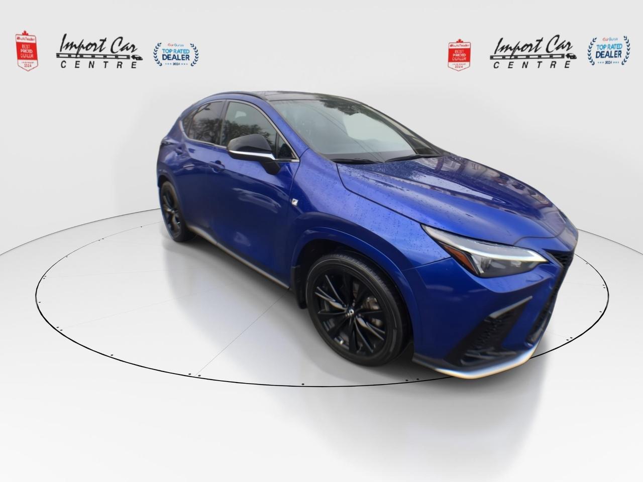 2024 Lexus NX 350 FSPORT 2, LEATHER, ROOF, NAVI, HTD. SEATS & STEER. Photo