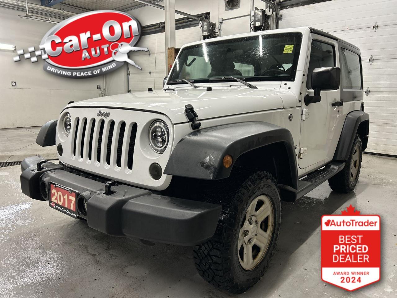 Used 2017 Jeep Wrangler 4X4 | ONLY 84,000KMS! | HARD TOP | BLUETOOTH | A/C for sale in Ottawa, ON