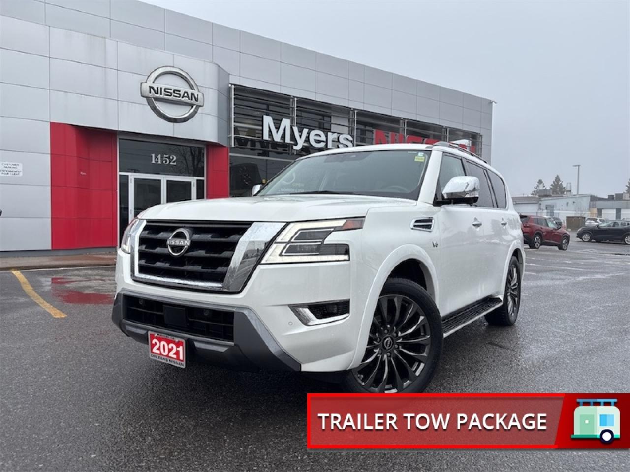 Used 2021 Nissan Armada Platinum  $500 winter tire credit. for sale in Orleans, ON