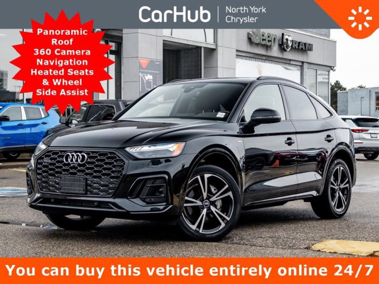 2022 Audi Q5 Sportback Technik Panoroof 360 Cam Navi Heated Seats & Wheel Side Assist Photo0