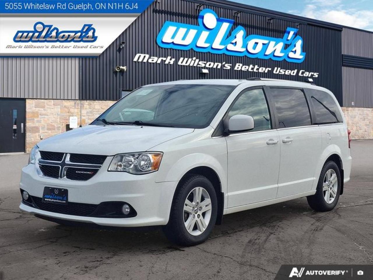 Used 2020 Dodge Grand Caravan Crew Plus | Leather | Power Doors + Liftgate | DVD | Nav | Bluetooth | for sale in Guelph, ON