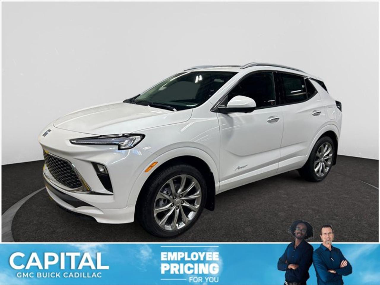This 2026 Buick Encore GX in White Frost Tricoat is equipped with AWD and Turbocharged 1.3/ engine.Check out this vehicles pictures, features, options and specs, and let us know if you have any questions. Helping find the perfect vehicle FOR YOU is our only priority.P.S...Sometimes texting is easier. Text (or call) 306-801-9090 for fast answers at your fingertips!Dealer License #914248Disclaimer: All prices are plus taxes & fees. See dealer for Details. Dealer Permit # 914248 See dealer for Details.
