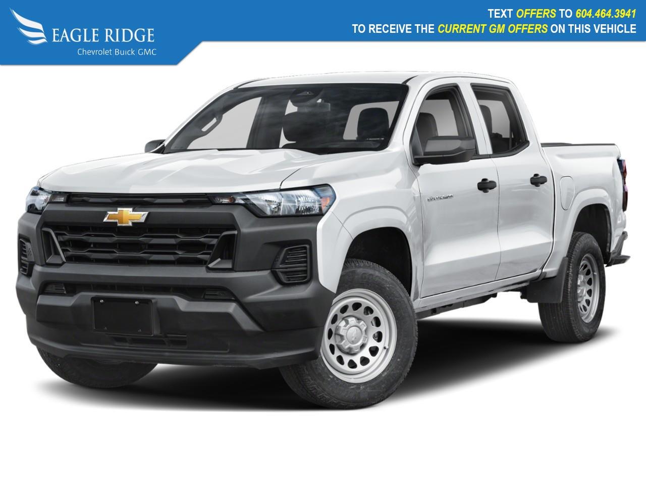 New 2026 Chevrolet Colorado WT Power windows/locks, 12V outlet11.3 touchscreen, Wireless Android Auto/Apple CarPlay, Bluetooth, WiF for sale in Coquitlam, BC