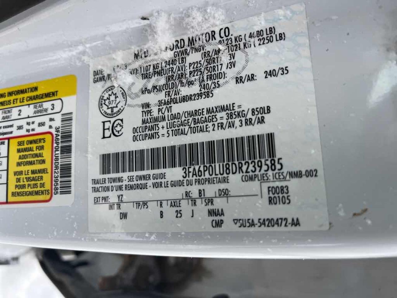 2013 Ford Fusion SE Hybrid Photo