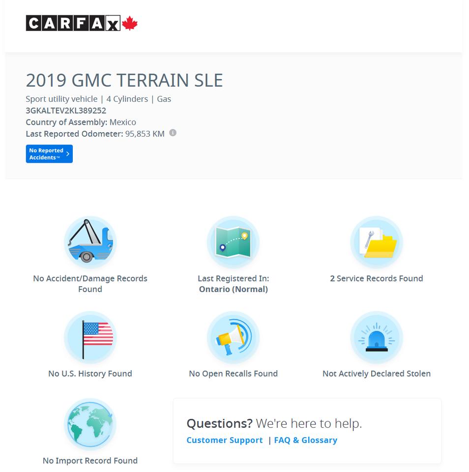 2019 GMC Terrain AWD SLE+New Tires+Brakes+RemoteStart+CLEAN CARFAX Photo