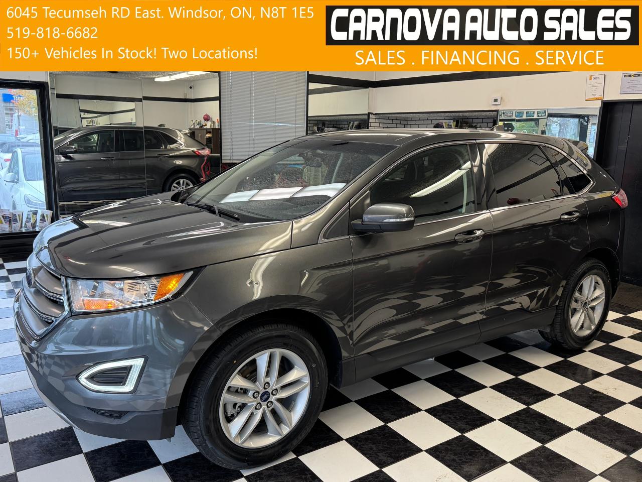 Used 2018 Ford Edge SEL AWD+New Tires+Brakes+Camera+Heated Seats for sale in Windsor, ON