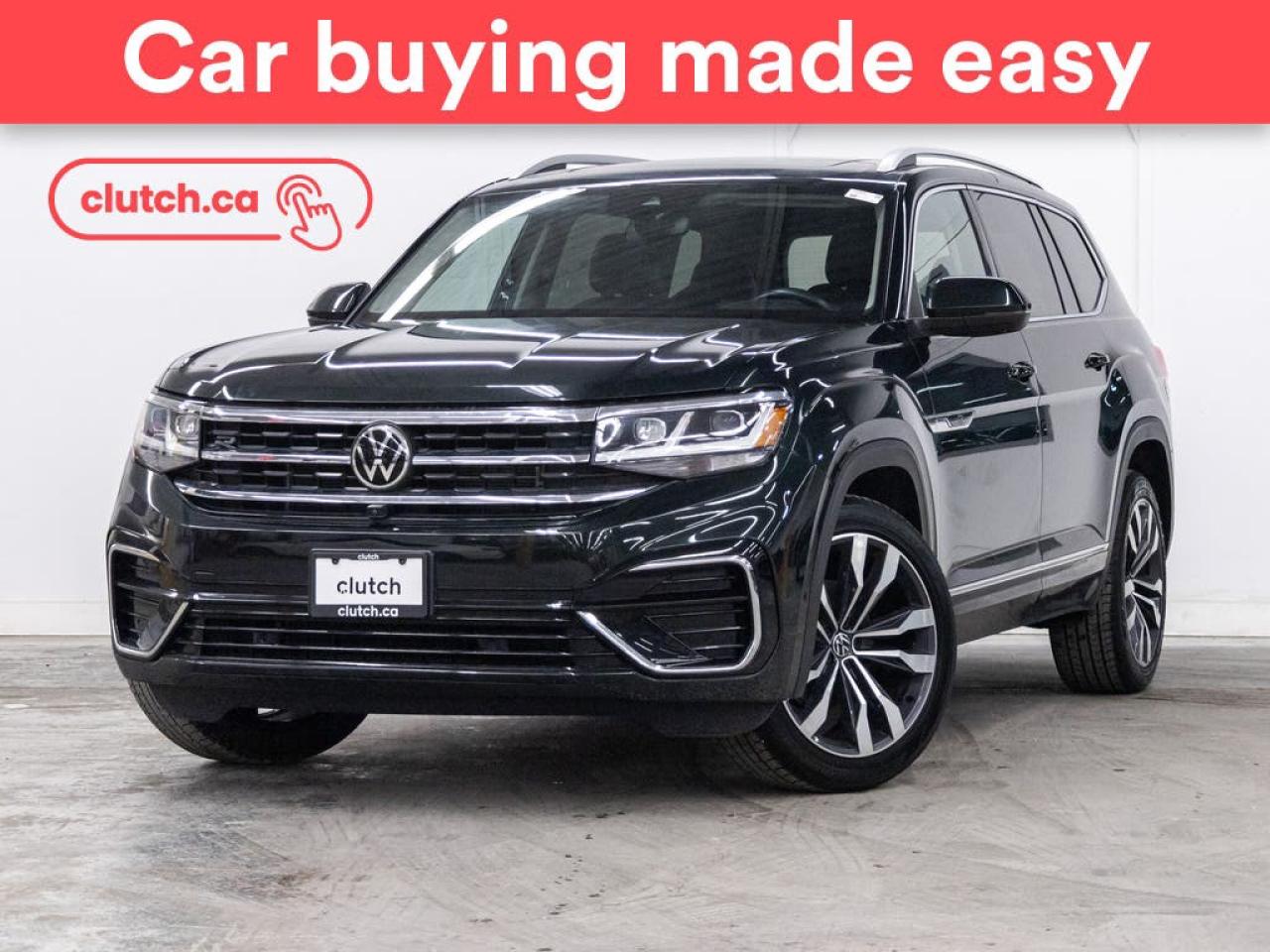 Used 2021 Volkswagen Atlas Execline AWD w/ R-Line Pkg w/ Apple CarPlay & Android Auto, Panoramic Moonroof, Nav for sale in Toronto, ON
