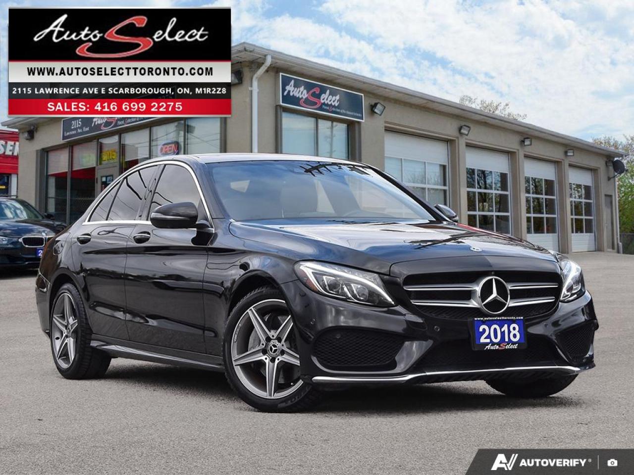 2018 Mercedes-Benz C-Class 4Matic C300 - AWD - Technology Pkg - Panoramic Sunroof Photo0
