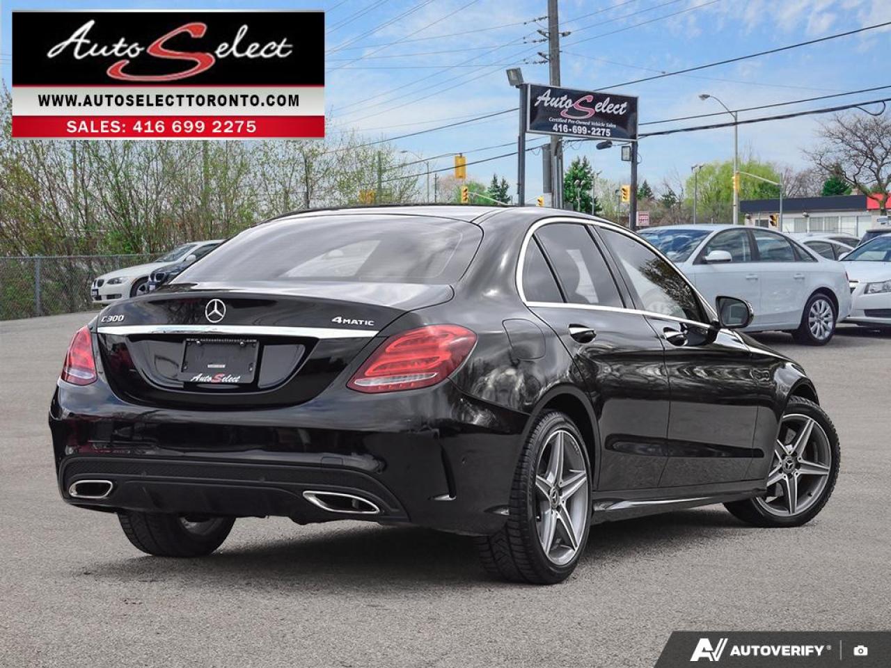 2018 Mercedes-Benz C-Class 4Matic C300 - AWD - Technology Pkg - Panoramic Sunroof Photo3