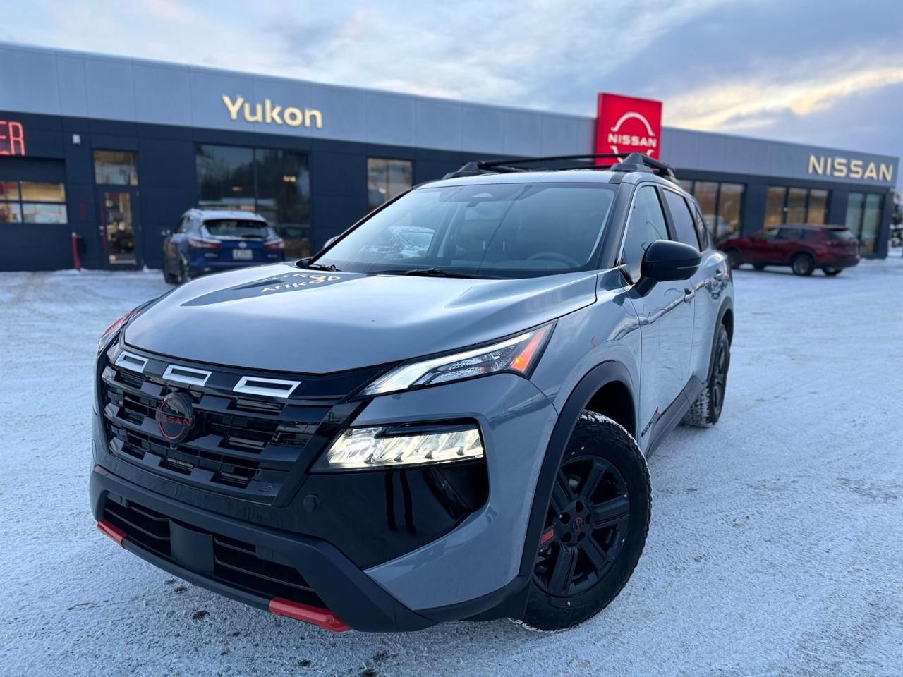 <p>Elevate your driving experience with the 2026 Nissan Rogue Rock Creek in stunning gray. This AWD SUV is designed for those who appreciate superior handling and performance, boasting a promising 1.5L 3-cyl engine with 201 RPM @ 5600, paired with a smooth automatic transmission.</p> <p>The stylish alloy wheels and sophisticated exterior give this vehicle an unmistakable presence on the road. Inside, the black interior is tastefully designed with high-quality materials including leatherette door trim inserts that complement the heated seats and steering wheel. Enjoy the added convenience of power seats and windows, alongside the practicality of a spacious interior.</p> <p>Stay connected and secure with a suite of advanced technologies and safety features. The integrated navigation system and smart device connection keep you effortlessly on track and entertained. Experience peace of mind with driver assistance features such as lane assist, brake assist, and adaptive cruise control. With a backup camera and parking sensors, maneuvering in tight spots has never been easier. Enjoy your favorite tunes via the satellite radio or stream them through your smart device, all while connected to a built-in wi-fi hotspot.</p> <p>This 2026 Nissan Rogue Rock Creek is perfect for families or individuals who crave adventure and comfort in one outstanding package. Visit or contact our dealership today to learn more about how this exceptional SUV can meet your needs and enhance your lifestyle.</p>