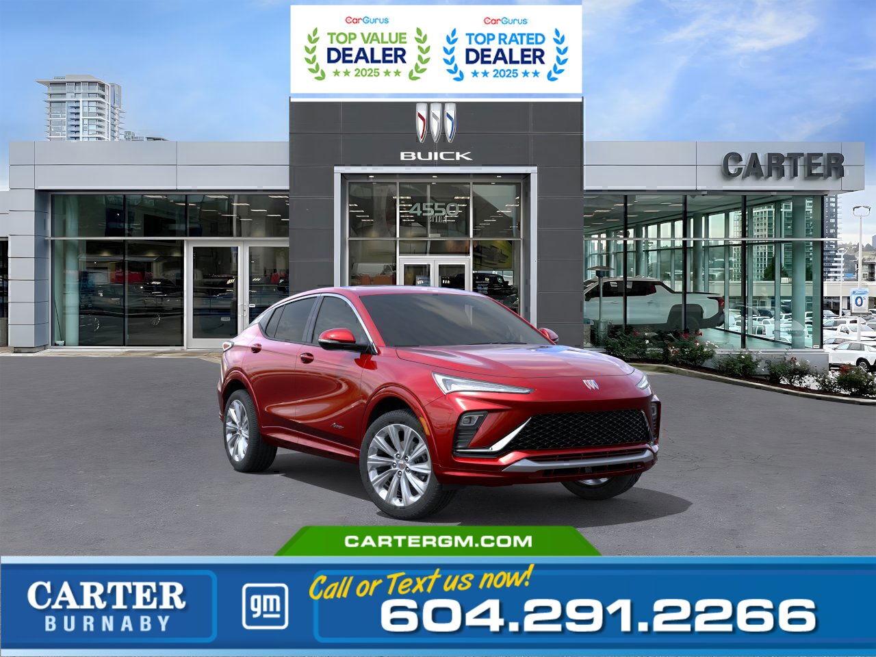 New 2026 Buick Envista AVENIR FWD | PWR SUNROOF/PWR LIFTGATE/HD REAR CAM for sale in Burnaby, BC