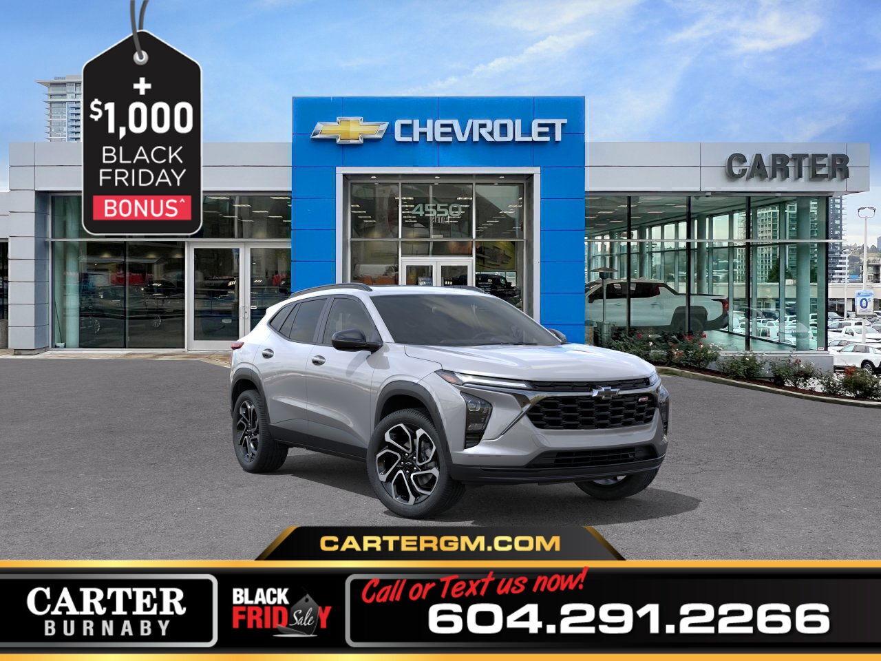 New 2026 Chevrolet Trax 2RS FWD | SUNROOF/POWER SEAT/HD REAR CAMERA for sale in Burnaby, BC