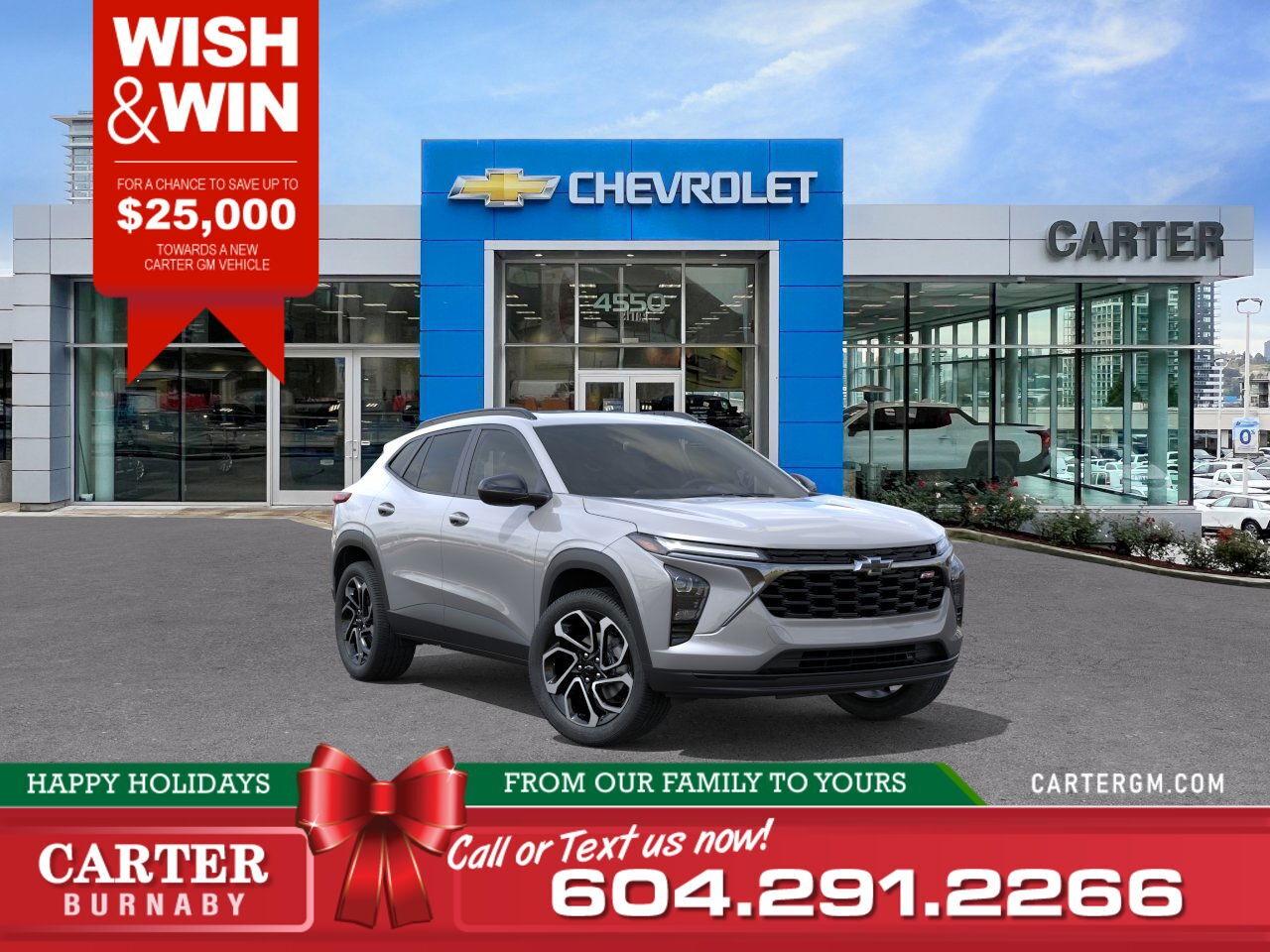 New 2026 Chevrolet Trax 2RS FWD | WISH & WIN - SAVE UP TO $25,000! for sale in Burnaby, BC