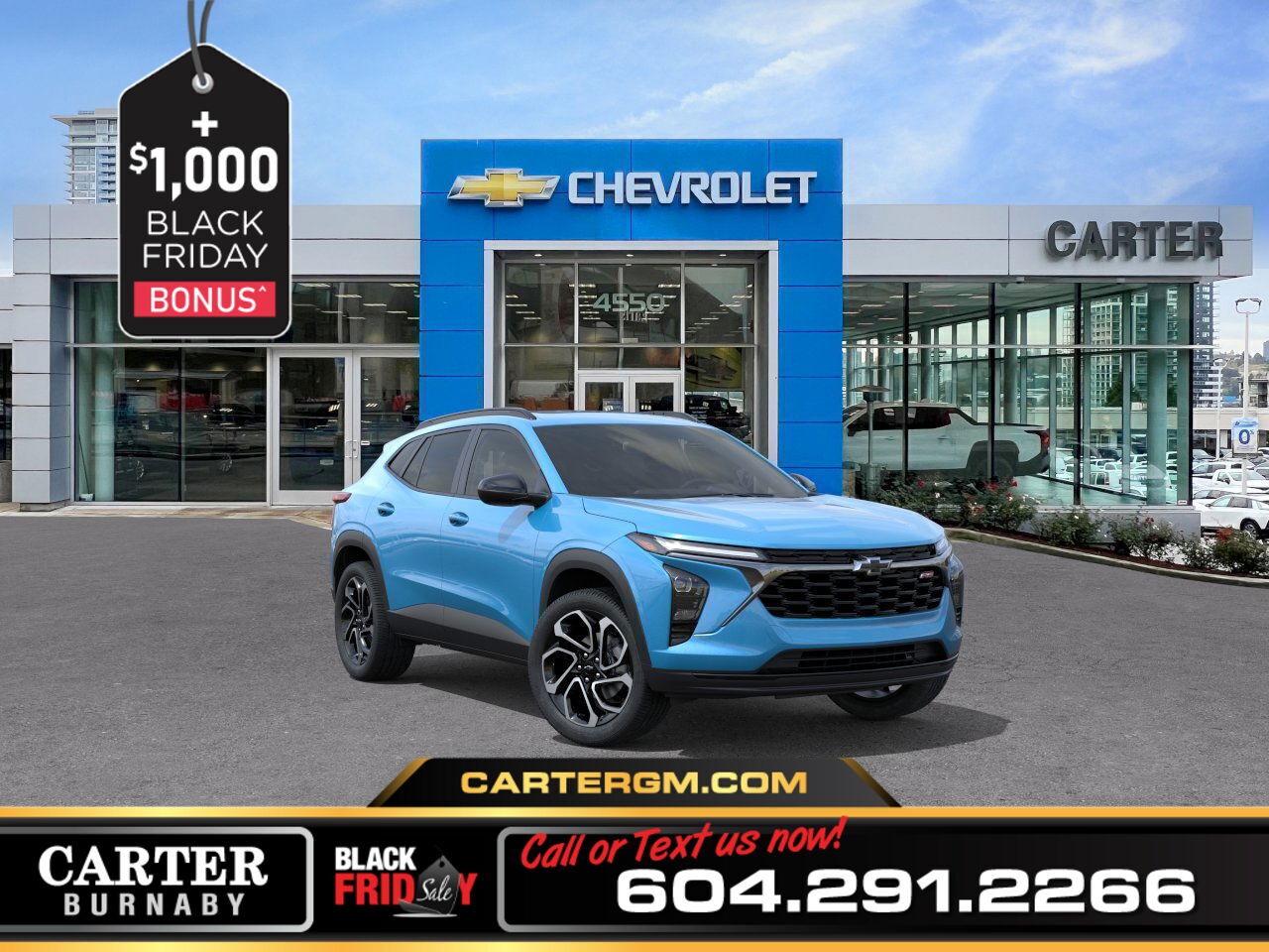 New 2026 Chevrolet Trax 2RS FWD | SUNROOF/POWER SEAT/HD REAR CAMERA for sale in Burnaby, BC