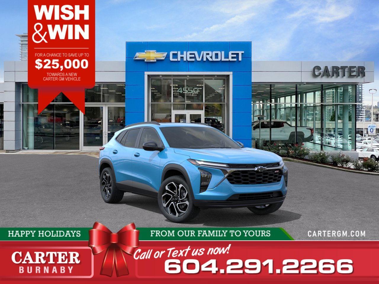New 2026 Chevrolet Trax 2RS FWD | WISH & WIN - SAVE UP TO $25,000! for sale in Burnaby, BC