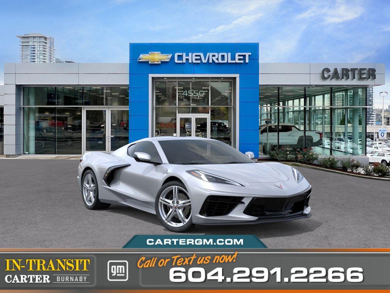 New 2026 Chevrolet Corvette 1LT RWD | 6.2L ENG/10-SPEAKER AUDIO/PERF EXHAUST for sale in Burnaby, BC