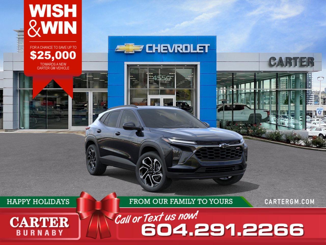New 2026 Chevrolet Trax 2RS FWD | WISH & WIN - SAVE UP TO $25,000! for sale in Burnaby, BC