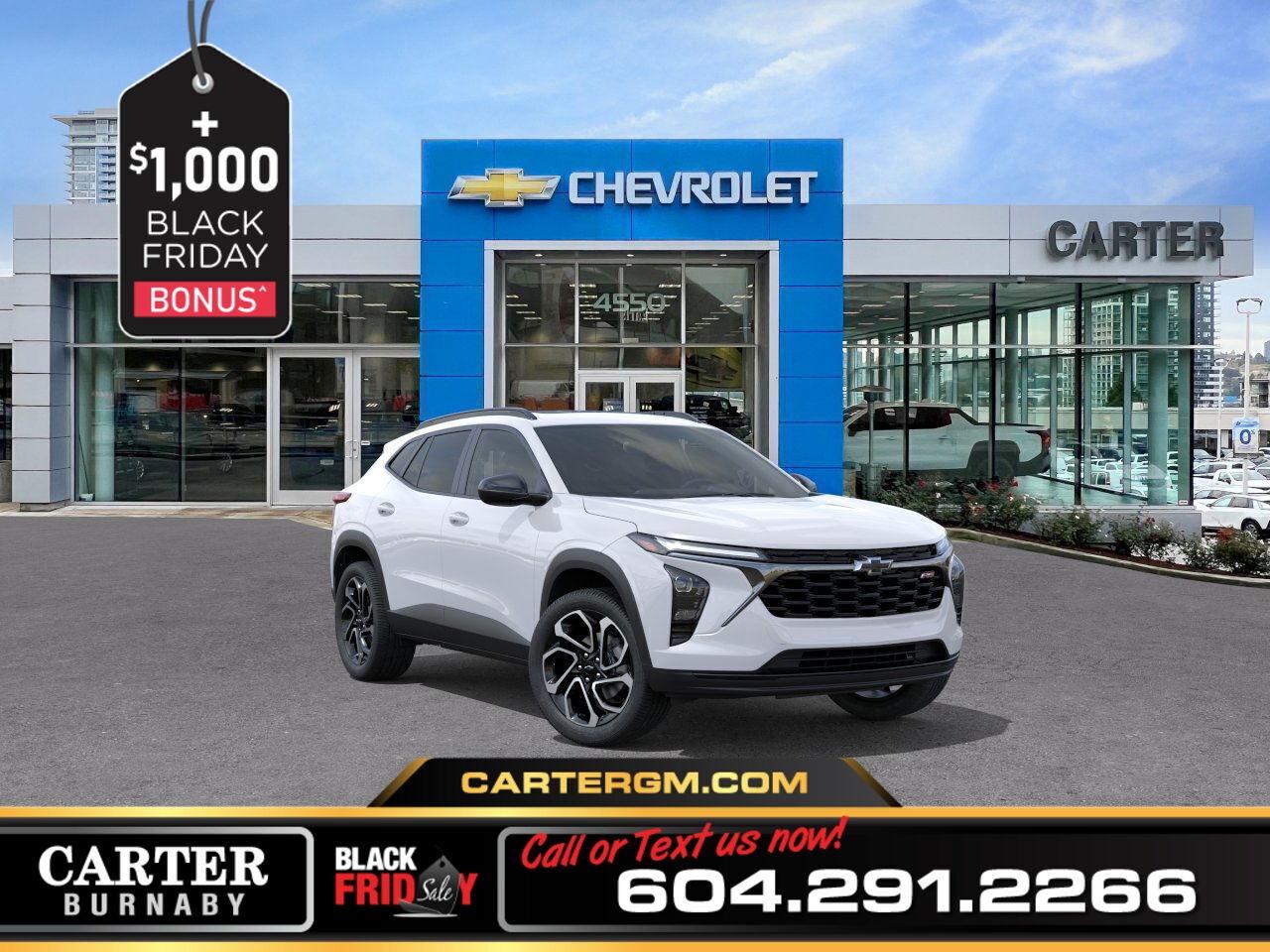 New 2026 Chevrolet Trax 2RS FWD | SUNROOF/POWER SEAT/HD REAR CAMERA for sale in Burnaby, BC