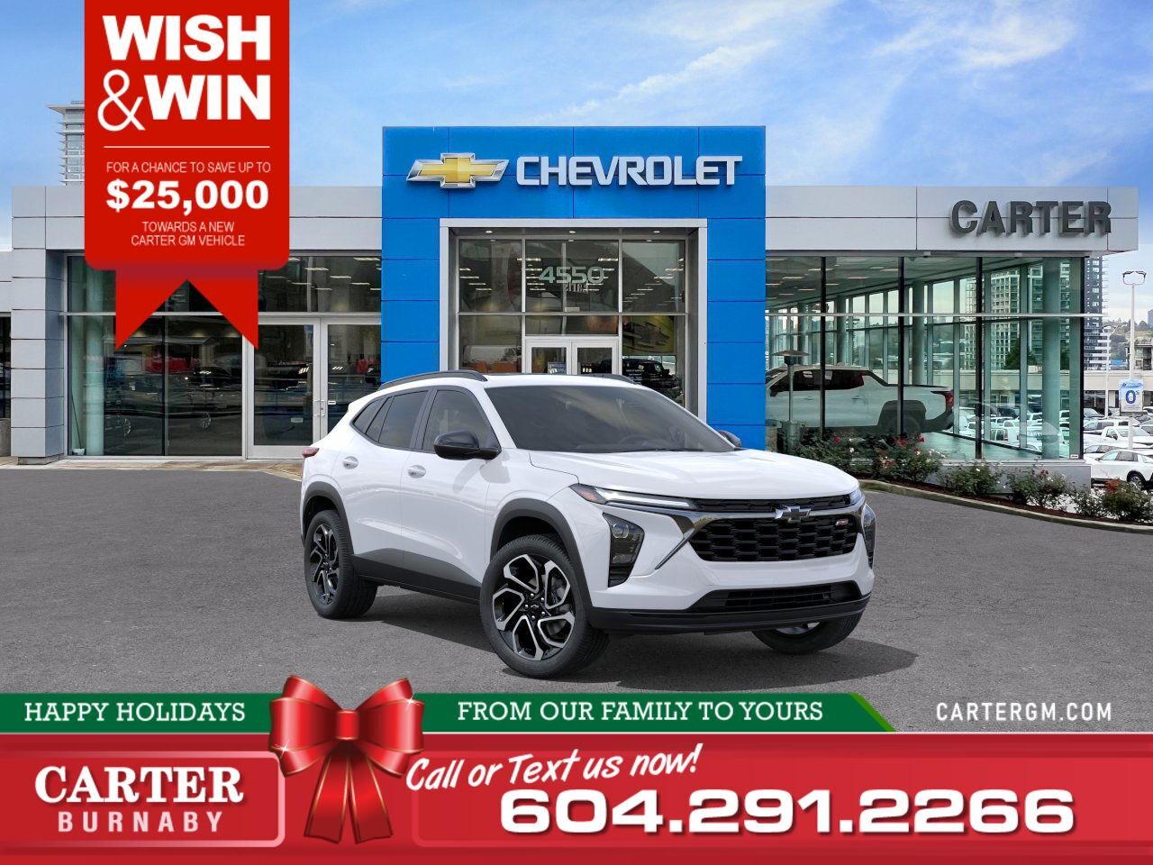 New 2026 Chevrolet Trax 2RS FWD | WISH & WIN - SAVE UP TO $25,000! for sale in Burnaby, BC