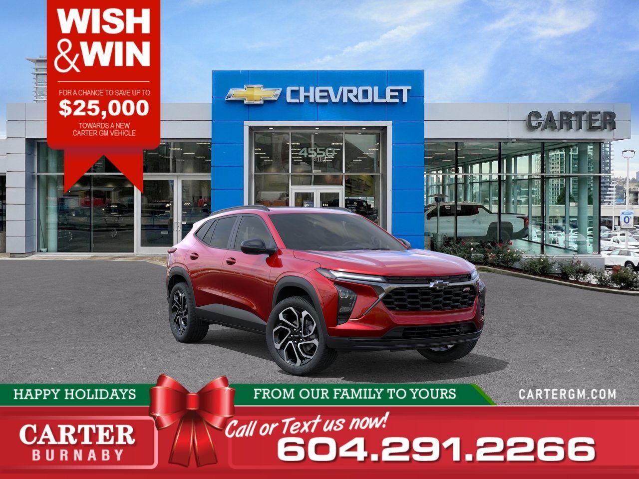 New 2026 Chevrolet Trax 2RS FWD | WISH & WIN - SAVE UP TO $25,000! for sale in Burnaby, BC