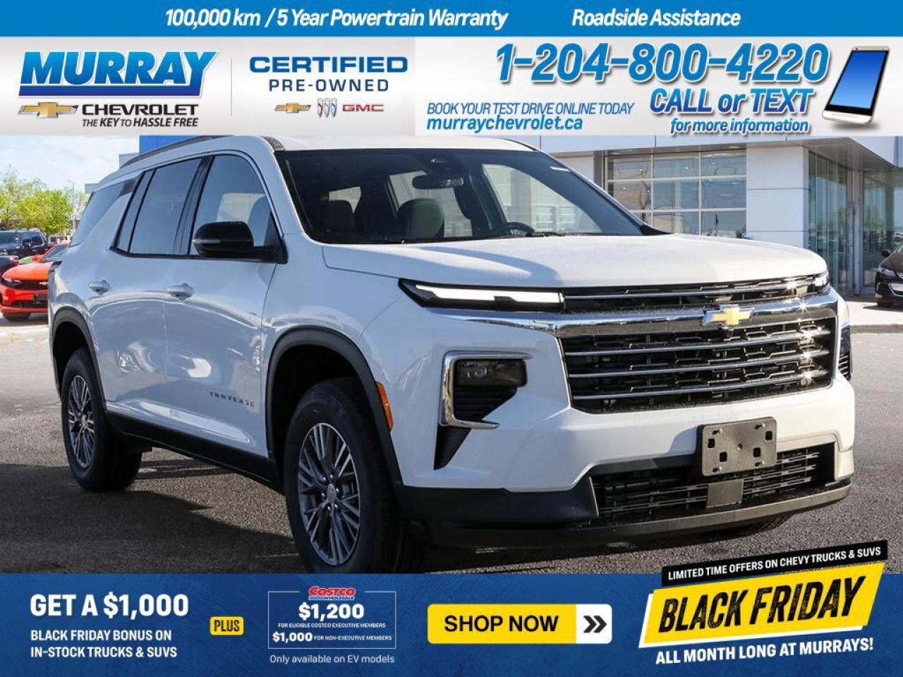 New 2026 Chevrolet Traverse LT for sale in Winnipeg, MB